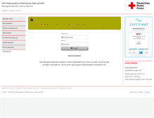 Tablet Screenshot of drk-rettungsdienst-rheinhessen-nahe.de